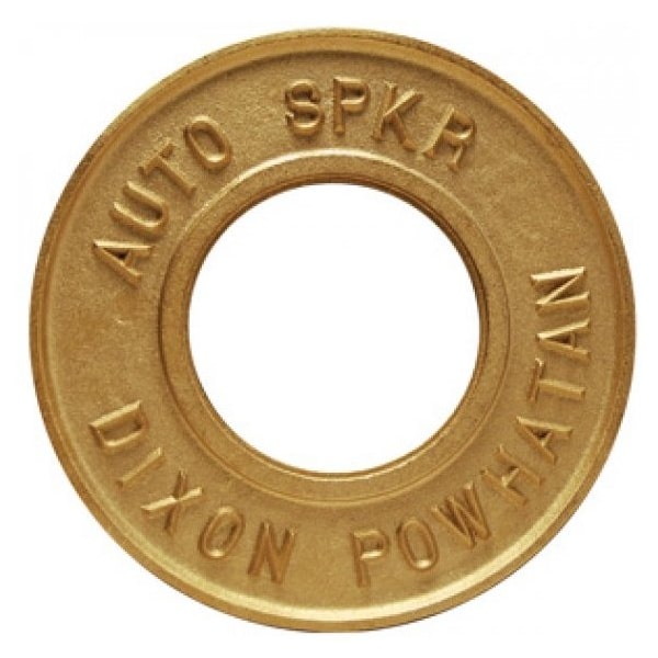 The Right Connection 24-209 Round Identification Plate, 6 x 11-1/4 in Nominal, Pipe x OD End Style,